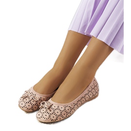 Ballerines ajourées Betta rose
