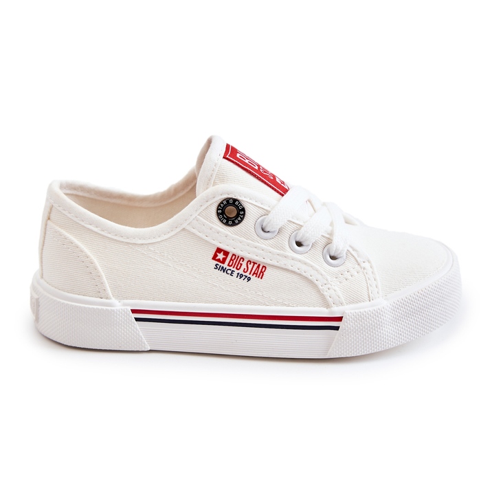 Baskets Basses Enfant Big Star JJ374170 Blanc blanche