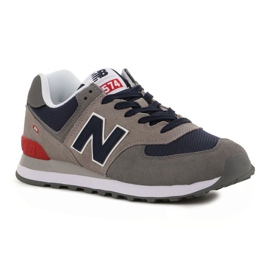 Chaussures New Balance M ML574EAD bleu marine gris