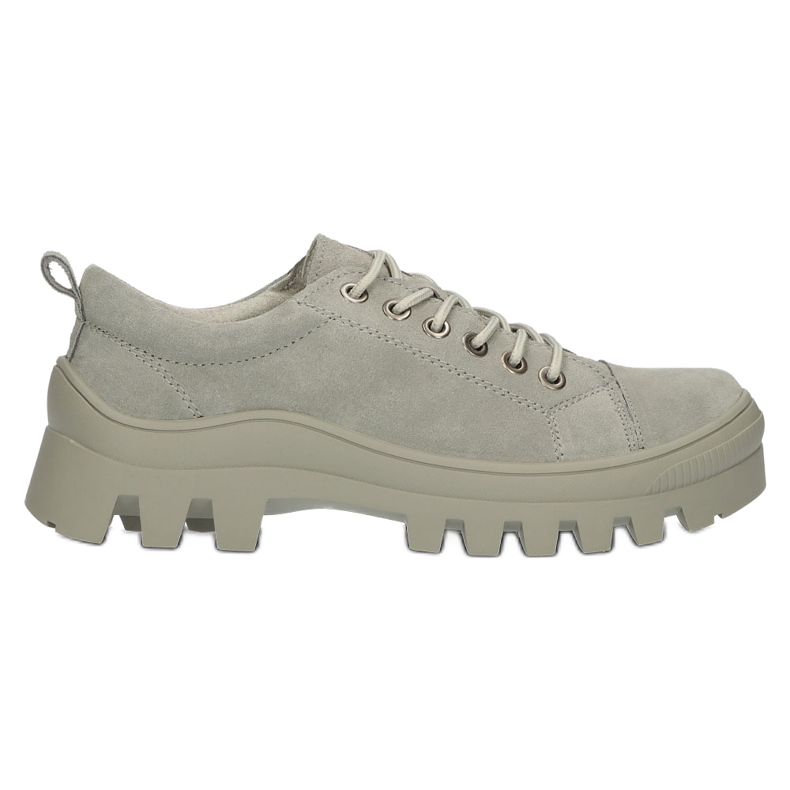 Baskets en cuir suédé Filippo DP3522 / 22 GR Gris