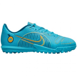 Chaussures de football Nike Mercurial Vapor 14 Academy Tf Jr DJ2863 484 bleu bleu