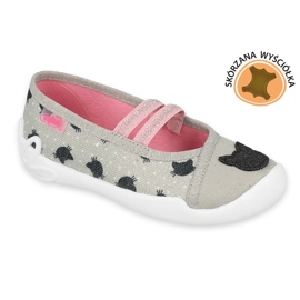 Befado chaussures pour enfants 116Y302 le noir rose gris Befado chaussures pour enfants 116Y302 le noir rose gris