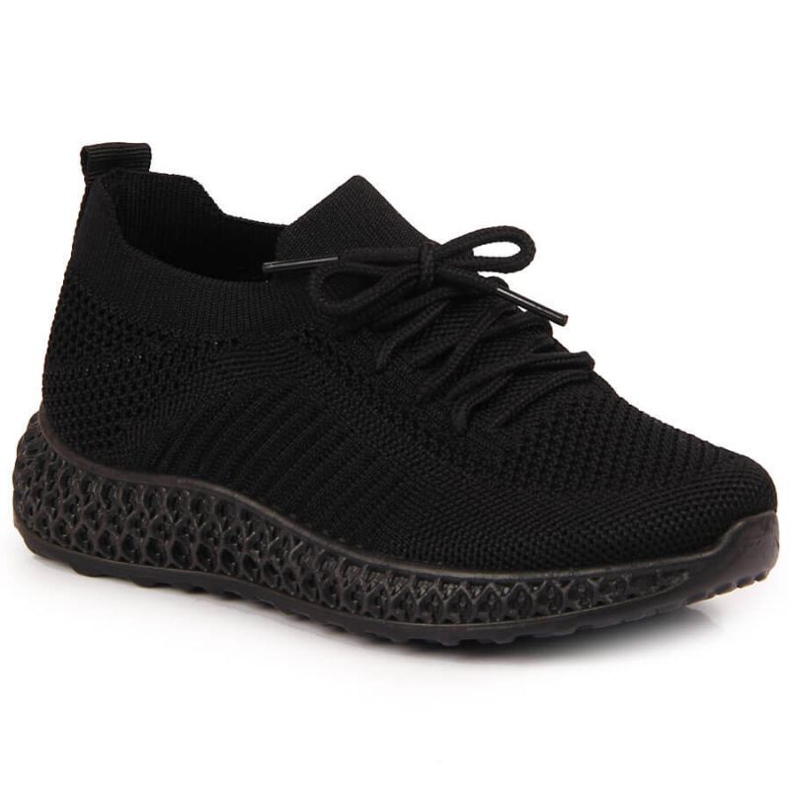 Chaussures de sport textile News Jr EVE338A noir le noir