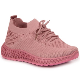 Chaussures de sport textile News Jr EVE338B rose