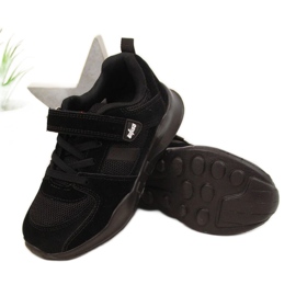 Chaussures de sport à scratch Befado Jr BEF25A noires le noir