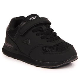 Chaussures velcro American Club Jr AM788A noir le noir