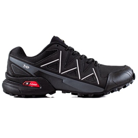 I-CAX Chaussures de randonnée noires le noir