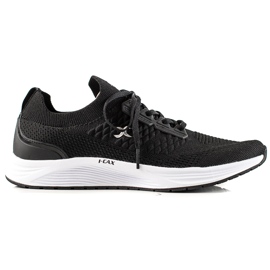 I-CAX Baskets de sport confortables noir