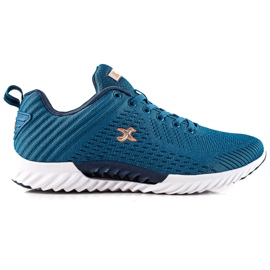 I-CAX Baskets de sport pour hommes bleu I-CAX Baskets de sport pour hommes bleu