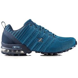I-CAX Chaussures de randonnée confortables bleu