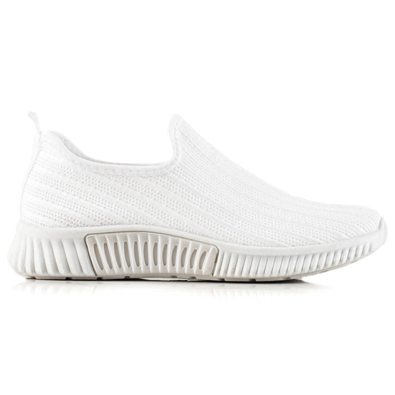 TRENDI Baskets à enfiler confortables blanche TRENDI Baskets à enfiler confortables blanche