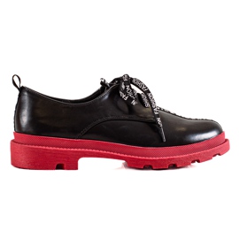 Goodin Chaussures de mode à lacets noir