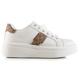 TRENDI Baskets blanches à la mode