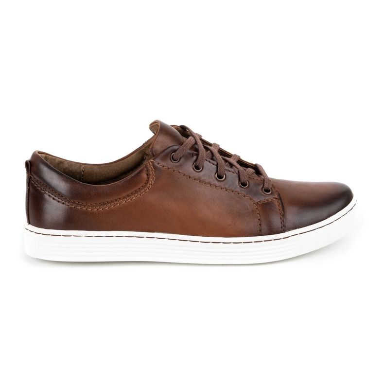 Olivier Chaussures décontractées en cuir pour hommes 946MA marron brun Olivier Chaussures décontractées en cuir pour hommes 946MA marron brun