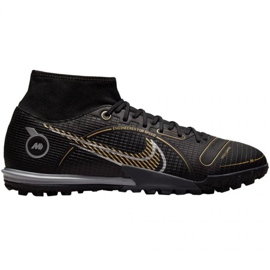 Chaussures de football Nike Mercurial Superfly 8 Academy Tf M DJ2878 007 le noir le noir