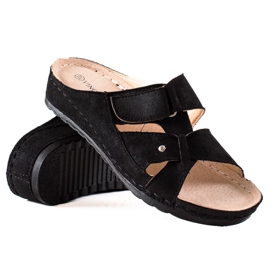 Chaussons VINCEZA confortables et légers noir