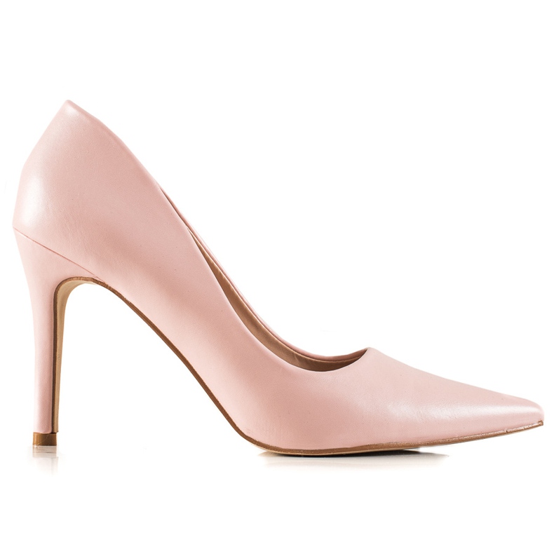 Goodin Talons hauts classiques en cuir écologique rose Goodin Talons hauts classiques en cuir écologique rose
