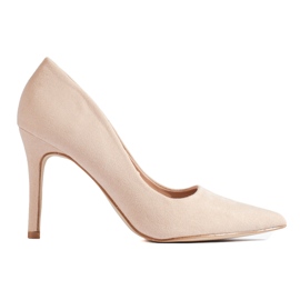 Goodin Escarpins en daim beige