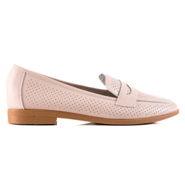 Goodin Seigneurs de cuir ajouré beige