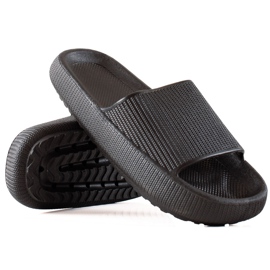 TRENDI Pantoufles Noires