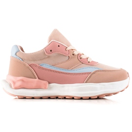 TRENDI Baskets roses confortables TRENDI Baskets roses confortables