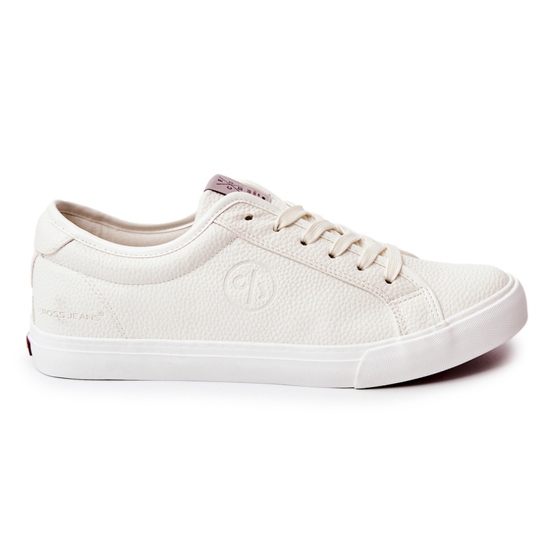 Baskets Homme Cuir Cross Jeans JJ1R4023C Blanc blanche Baskets Homme Cuir Cross Jeans JJ1R4023C Blanc blanche