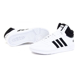 Chaussures Adidas Hoops 3.0 Mid M GW3019 blanc
