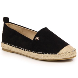Espadrilles à enfiler eVento W EVE345A noir le noir