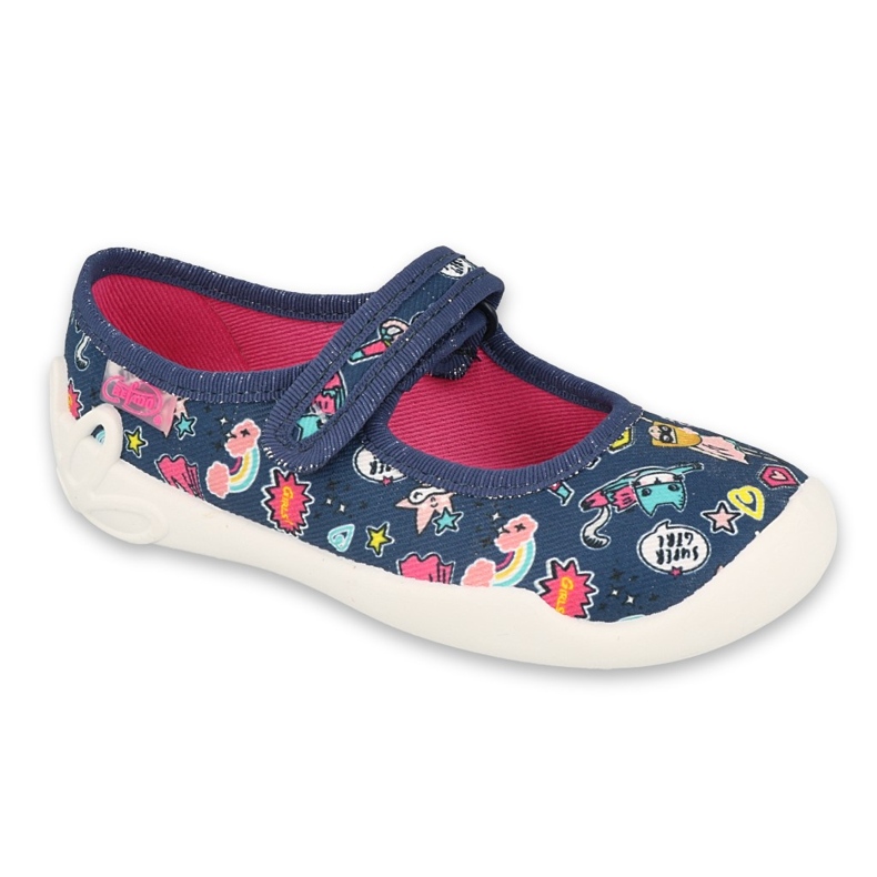 Befado chaussures pour enfants 114Y482 bleu marin multicolore Befado chaussures pour enfants 114Y482 bleu marin multicolore