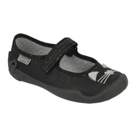 Chaussures enfant Befado 114X450 noir argent