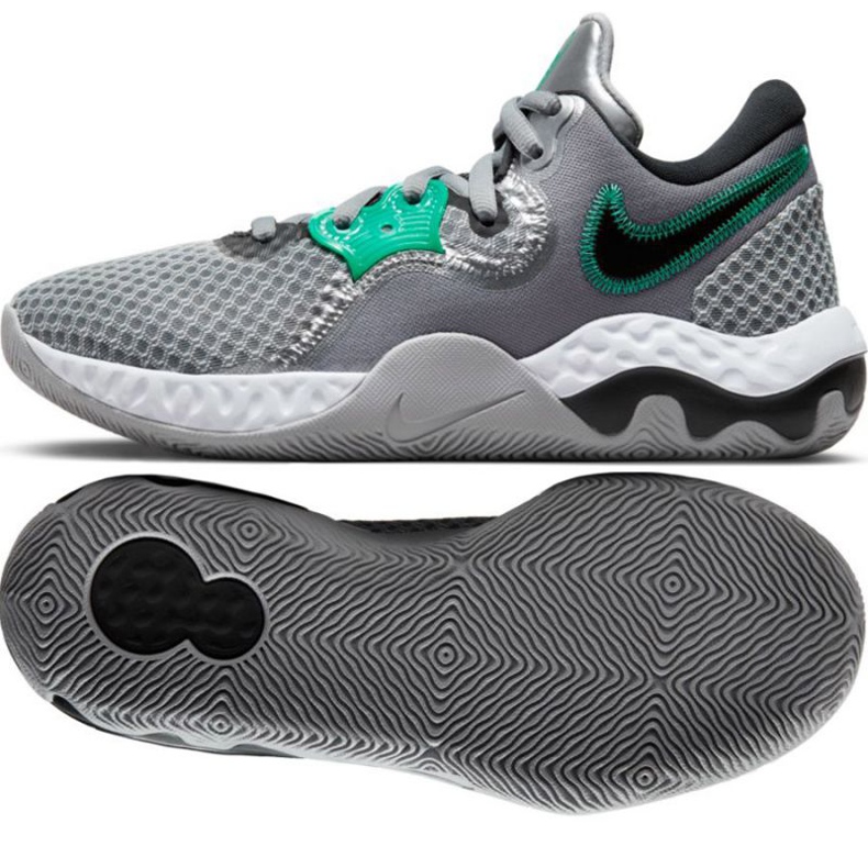 Chaussure de basketball Nike Renew Elevate 2 M CW3406 005 gris nuances de gris