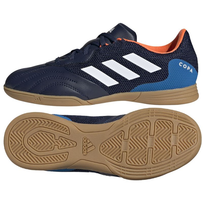 Chaussures de foot Adidas Copa Sense.3 In Jr GW7408 bleu