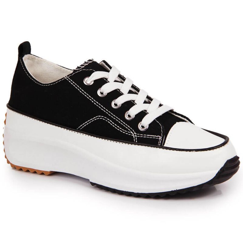 Baskets noires McKeylor W JAN93 talon compensé le noir