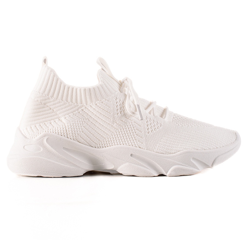 TRENDI Chaussures de sport textiles blanche TRENDI Chaussures de sport textiles blanche