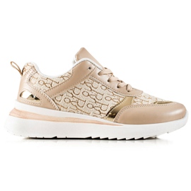 TRENDI Baskets beiges confortables TRENDI Baskets beiges confortables