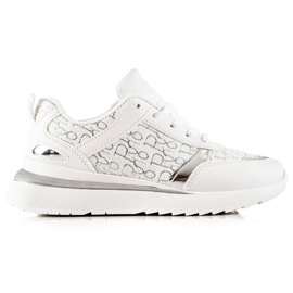 TRENDI Baskets blanches confortables