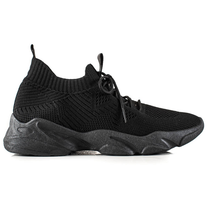 TRENDI Chaussures de sport textiles le noir