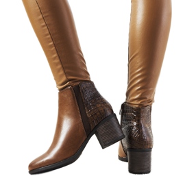 Bottes isolées Villa marron brun Bottes isolées Villa marron brun