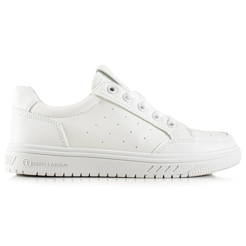 G2G/Good To Great Chaussures de sport blanches avec cuir écologique