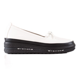 Mocassins légers sur la plateforme VINCEZA blanc