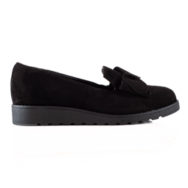 La.Fi Chaussures en daim avec un nœud le noir La.Fi Chaussures en daim avec un nœud le noir