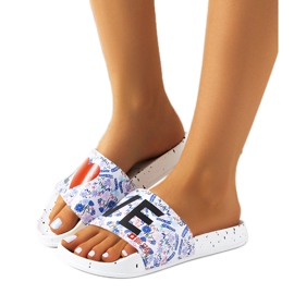 Chaussons blancs Love Big Star DD274A256 multicolore