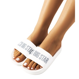 Chaussons femme blancs Big Star FF274A199 101 blanche