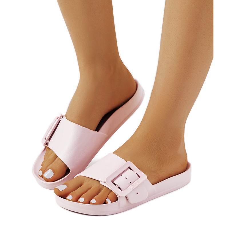 Chaussons roses Big Star FF274A387