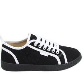 Noir Baskets chanelki noires Trest le noir