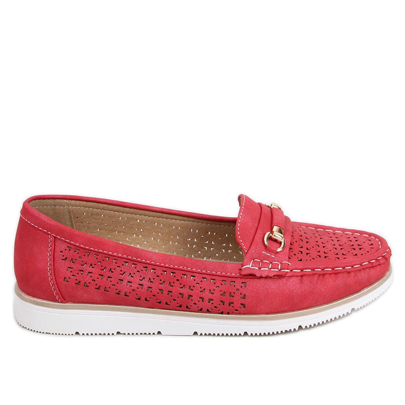 Mocassins femme Senda Rouge