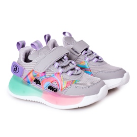 Apawwa Chaussures de sport pour enfants Baskets Gris