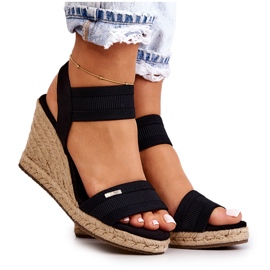 Sandales Compensées Femme Big Star JJ274976 Noir