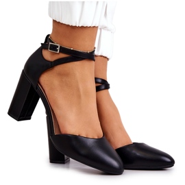 Escarpins A boucle Sergio Leone SK851 Noir