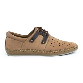 Olivier Chaussures d'été en cuir pour hommes 882LMA beige Olivier Chaussures d'été en cuir pour hommes 882LMA beige